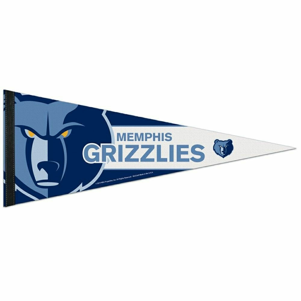 Memphis Grizzlies Big Logo Premium NBA Pennant - Taass for sale