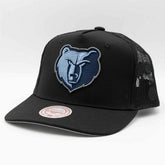 Memphis Grizzlies Mitchell & Ness Monogram NBA Trucker Cap Black - Taass near me