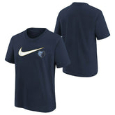Memphis Grizzlies Nike Swoosh Logo NBA T-Shirt Navy (YOUTH) - Taass discount