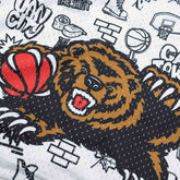 Vancouver Grizzlies Doodle Mitchell & Ness Swingman NBA Shorts - Taass for sale