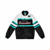 Vancouver Grizzlies Mitchell & Ness Script Heavyweight Satin NBA Jacket - Taass near me