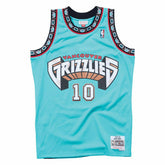 Mike Bibby #10 Vancouver Grizzlies 1998-99 Swingman NBA Jersey Teal - Taass sale