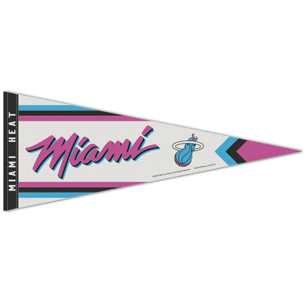 Miami Heat City Edition Premium NBA Pennant - Taass for sale