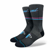 Miami Heat 2025-26 NBA City Edition Crew Socks - Taass sale