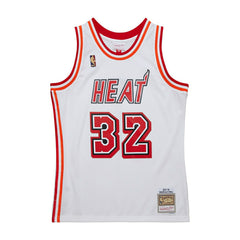 Shaquille O'Neal #32 Miami Heat 2007-08 Mitchell & Ness Swingman NBA Jersey White - Taass discount
