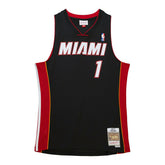 Chris Bosh #1 Miami Heat 2012-13 Mitchell & Ness Swingman NBA Jersey Black - Taass sale