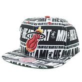 Miami Heat Meat Paper Snapback NBA Cap Black - Taass online