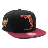 Miami Heat Florida Insider Mitchell & Ness Snapback NBA Cap - Taass for sale