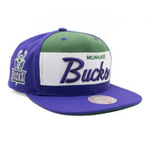 Milwaukee Bucks Retro Sport Mitchell & Ness Snapback NBA Cap - Taass near me