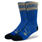 Milwaukee Bucks 2023/24 NBA City Edition Stance Crew Socks - Taass sale