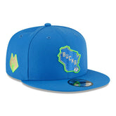 Milwaukee Bucks 2023 NBA City Edition New Era 9FIFTY Snapback Cap Alternate - Taass for sale