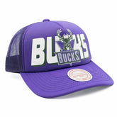 Milwaukee Bucks NBA Billboard Mitchell & Ness Trucker Cap - Taass sale