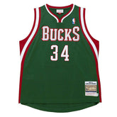 Giannis Antetokounmpo #34 Milwaukee Bucks 2013-14 Authentic NBA Trikot Green - Taass sale