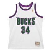 Ray Allen #34 Milwaukee Bucks 1996-97 Mitchell & Ness Swingman NBA Jersey White - Taass sale