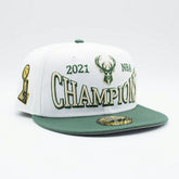 Milwaukee Bucks 2021 NBA Champions 59FIFTY Fitted NBA Cap - Taass for sale