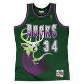 Ray Allen #34 Milwaukee Bucks 1996-97 Mitchell & Ness Swingman NBA Jersey Green - Taass sale