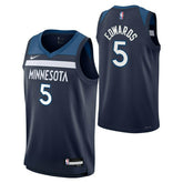 Anthony Edwards #5 Minnesota Timberwolves Swingman NBA Jersey Navy (YOUTH) - Taass US