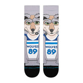 Minnesota Timberwolves Mascot Stance NBA Crew Socken - Taass near me