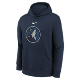 Minnesota Timberwolves NBA Logo Nike Club Hoodie Navy (YOUTH) - Taass for sale