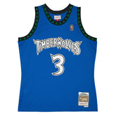 Stephon Marbury #3 Minnesota Timberwolves 1996-97 Mitchell & Ness Swingman NBA Jersey Blue - Taass US