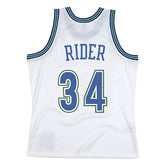Isaiah Rider #34 Minnesota Timberwolves 1995-96 Mitchell & Ness Swingman NBA Jersey White - Taass online