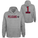 Zion Williamson #1 New Orleans Pelicans Player NBA Pullover Hoodie - Taass near me
