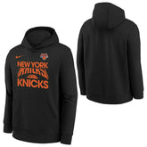 New York Knicks NBA Courtside Nike Club Hoodie Black (YOUTH) - Taass online