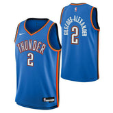 Shai Gilgeous-Alexander #2 Oklahoma City Thunder Swingman NBA Jersey Blue (YOUTH) - Taass online
