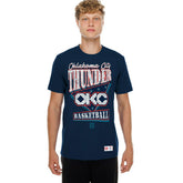 Oklahoma City Thunder 2025-26 City Edition NBA T-Shirt Navy - Taass for sale