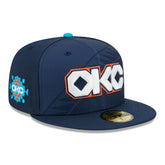 Oklahoma City Thunder 2025-26 NBA City Edition 59FIFTY Fitted Cap - Taass sale