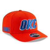 Oklahoma City Thunder 2025-26 NBA Statement Stretch-Snap 9SEVENTY Cap Orange - Taass sale