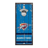 Oklahoma City Thunder WinCraft NBA Bottle Opener Sign - Taass for sale