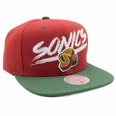 Seattle Supersonics Transcript Mitchell & Ness Snapback NBA Cap - Taass sale