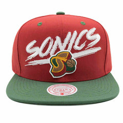 Seattle Supersonics Transcript Mitchell & Ness Snapback NBA Cap - Taass sale