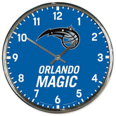 Orlando Magic Chrome NBA Team Design Wall Clock - Taass discount
