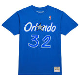 Shaquille O'Neal #32 Orlando Magic Player NBA T-Shirt Blue - Taass for sale