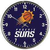 Phoenix Suns Chrome NBA Team Design Wall Clock - Taass sale