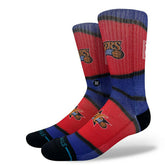 Philadelphia 76ers Classic Mini Ball Stance Crew Socks - Taass sale