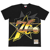Philadelphia 76ers Big Face 4.0 Heavyweight Mitchell & Ness NBA T-Shirt Black - Taass online