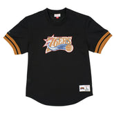 Philadelphia 76ers Mitchell & Ness Camo Reflective NBA Crew Mesh Jersey - Taass for sale