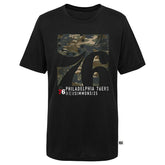 Philadelphia 76ers Ben Simmons Camo Logo NBA T-Shirt Black - Taass sale