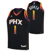 Devin Booker #1 Phoenix Suns Jordan Swingman NBA Jersey Black (YOUTH) - Taass discount