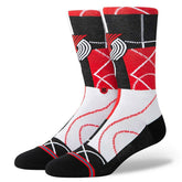 Portland Trail Blazers Zone Stance NBA Crew Socks - Taass for sale