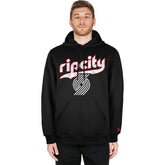 Portland Trail Blazers 2024 NBA City Edition New Era Hoodie Black - Taass US