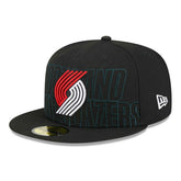 Portland Trail Blazers 2023 NBA Draft New Era 59FIFTY Fitted Cap Black - Taass near me