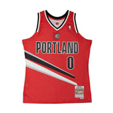 Damian Lillard #0 Portland Trail Blazers 2012-13 Mitchell & Ness Swingman NBA Jersey Red - Taass for sale