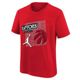 Toronto Raptors Statement Jordan NBA T-Shirt Red (YOUTH) - Taass discount