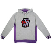 Toronto Raptors Pinnacle Mitchell & Ness NBA Heavyweight Fleece Hoodie Grey - Taass near me