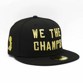Toronto Raptors 2019 WE THE CHAMPS 59FIFTY Fitted NBA Cap Black - Taass for sale