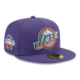 Utah Jazz 1979-1996 Hardwood Classics 59FIFTY Fitted Cap Purple - Taass online